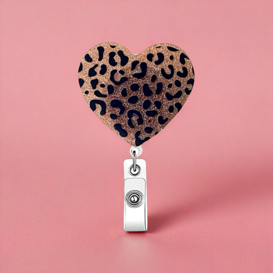 Cheetah Print Heart